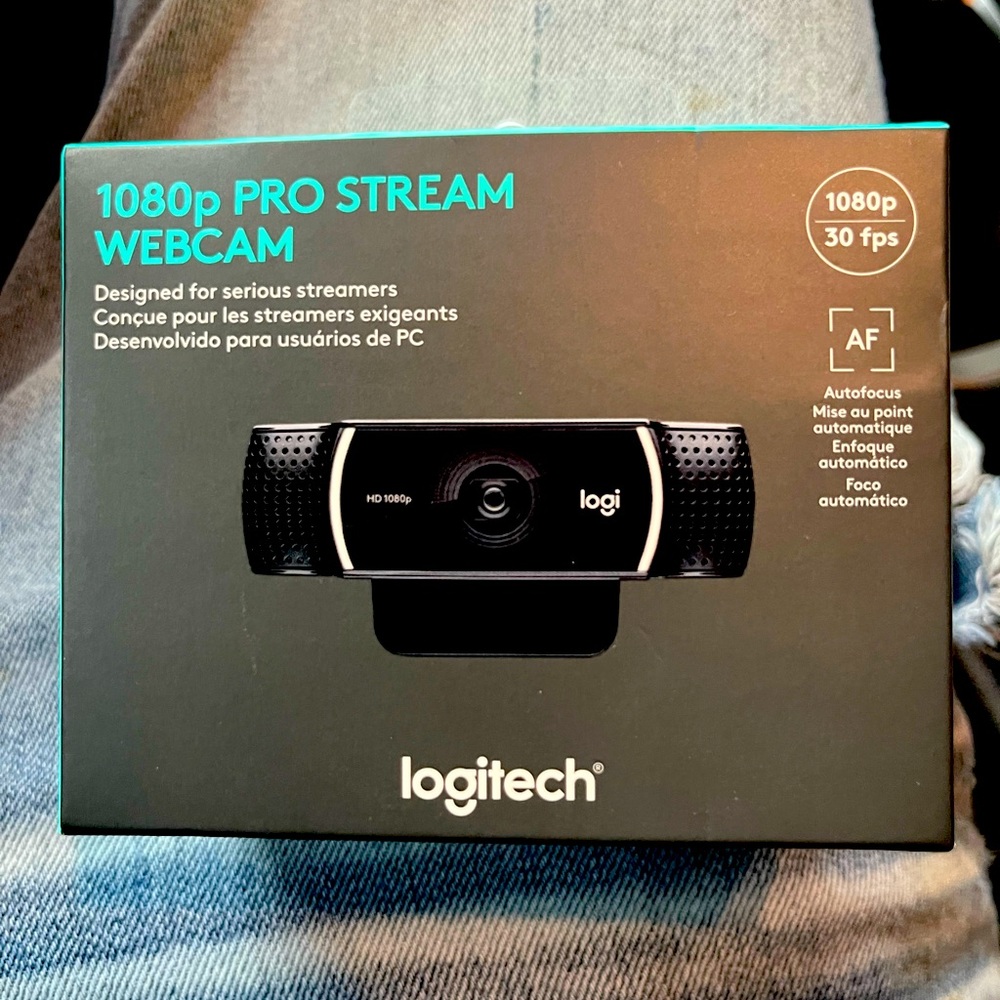 1080p pro stream Logitech webcame